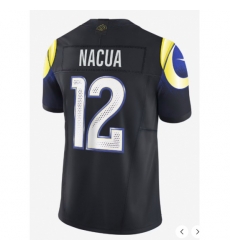 Men's Los Angeles Rams #12 Puka Nacua Rivalries Collection Jersey