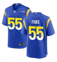 Men's Los Angeles Rams #55 Fiske Braden Blue 2024 Draft F.U.S.E. Vapor Untouchable Football Stitched Jersey Men's Los Angeles Rams #55 Fiske Braden Blue 2024 Draft F.U.S.E. Vapor Untouchable Football Stitched Jersey