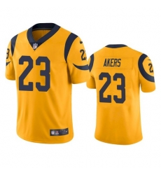 Nike Los Angeles Rams 23 Cam Akers Gold Men Stitched NFL Limited Rush Jersey Nike Los Angeles Rams 23 Cam Akers Gold Men Stitched NFL Limited Rush Jersey