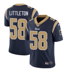 Nike Rams 58 Cory Littleton Navy Blue Team Color Mens Stitched NFL Vapor Untouchable Limited Jersey Nike Rams 58 Cory Littleton Navy Blue Team Color Mens Stitched NFL Vapor Untouchable Limited Jersey