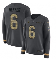 Nike Rams #6 Johnny Hekker Anthracite Salute to Service Jersey Nike Rams #6 Johnny Hekker Anthracite Salute to Service Jersey