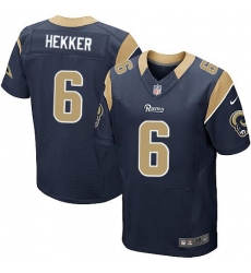Nike Rams #6 Johnny Hekker Navy Blue Team Color Mens Stitched NFL Elite Jersey Nike Rams #6 Johnny Hekker Navy Blue Team Color Mens Stitched NFL Elite Jersey