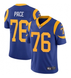 Nike Rams #76 Orlando Pace Royal Blue Alternate Mens Stitched NFL Vapor Untouchable Limited Jersey Nike Rams #76 Orlando Pace Royal Blue Alternate Mens Stitched NFL Vapor Untouchable Limited Jersey