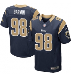 Nike Rams #98 Connor Barwin Navy Blue Team Color Mens Stitched NFL Elite Jersey Nike Rams #98 Connor Barwin Navy Blue Team Color Mens Stitched NFL Elite Jersey