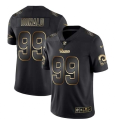 Nike Rams 99 Aaron Donald Black Gold Vapor Untouchable Limited Jersey Nike Rams 99 Aaron Donald Black Gold Vapor Untouchable Limited Jersey