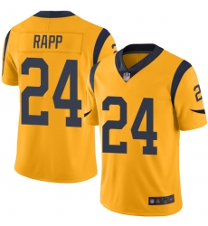 Rams 24 Taylor Rapp Gold Men Stitched Football Limited Rush Jersey Rams 24 Taylor Rapp Gold Men Stitched Football Limited Rush Jersey