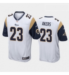 men cam akers los angeles rams white game jersey men cam akers los angeles rams white game jersey