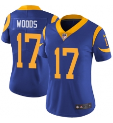 Nike Rams #17 Robert Woods Royal Blue Alternate Womens Stitched NFL Vapor Untouchable Limited Jersey Nike Rams #17 Robert Woods Royal Blue Alternate Womens Stitched NFL Vapor Untouchable Limited Jersey