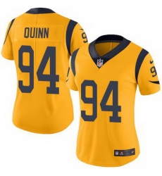 Nike Rams #94 Robert Quinn Gold Womens Stitched NFL Limited Rush Jersey Nike Rams #94 Robert Quinn Gold Womens Stitched NFL Limited Rush Jersey