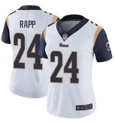 Rams 24 Taylor Rapp White Women Stitched Football Vapor Untouchable Limited Jersey Rams 24 Taylor Rapp White Women Stitched Football Vapor Untouchable Limited Jersey