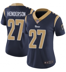 Rams 27 Darrell Henderson Navy Blue Team Color Women Stitched Football Vapor Untouchable Limited Jersey Rams 27 Darrell Henderson Navy Blue Team Color Women Stitched Football Vapor Untouchable Limited Jersey