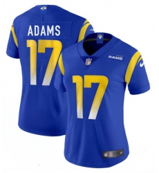 Women Los Angeles Rams 17 Davante Adams Blue Vapor Untouchable Limited Stitched Jersey Women Los Angeles Rams 17 Davante Adams Blue Vapor Untouchable Limited Stitched Jersey