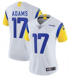 Women Los Angeles Rams 17 Davante Adams White Stitched Game Jersey