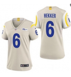 Women Los Angeles Rams 6 Johnny Hekker Vapor Limited Bone Jersey Women Los Angeles Rams 6 Johnny Hekker Vapor Limited Bone Jersey
