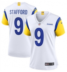 Women Los Angeles Rams 9 Matthew Stafford White Vapor Untouchable Limited Stitched Jersey Women Los Angeles Rams 9 Matthew Stafford White Vapor Untouchable Limited Stitched Jersey