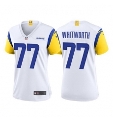 Women Nike Los Angeles Rams 77 Andrew Whitworth White Vapor Untouchable Limited Jersey Women Nike Los Angeles Rams 77 Andrew Whitworth White Vapor Untouchable Limited Jersey