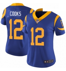 Womens Nike Los Angeles Rams 12 Brandin Cooks Royal Blue Alternate Vapor Untouchable Elite Player NFL Jersey Womens Nike Los Angeles Rams 12 Brandin Cooks Royal Blue Alternate Vapor Untouchable Elite Player NFL Jersey