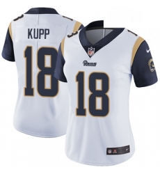 Womens Nike Los Angeles Rams 18 Cooper Kupp White Vapor Untouchable Limited Player NFL Jersey Womens Nike Los Angeles Rams 18 Cooper Kupp White Vapor Untouchable Limited Player NFL Jersey