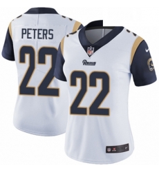 Womens Nike Los Angeles Rams 22 Marcus Peters White Vapor Untouchable Limited Player NFL Jersey Womens Nike Los Angeles Rams 22 Marcus Peters White Vapor Untouchable Limited Player NFL Jersey