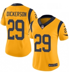 Womens Nike Los Angeles Rams 29 Eric Dickerson Limited Gold Rush Vapor Untouchable NFL Jersey Womens Nike Los Angeles Rams 29 Eric Dickerson Limited Gold Rush Vapor Untouchable NFL Jersey