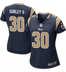 Womens Nike Los Angeles Rams 30 Todd Gurley Game Navy Blue Team Color NFL Jersey Womens Nike Los Angeles Rams 30 Todd Gurley Game Navy Blue Team Color NFL Jersey