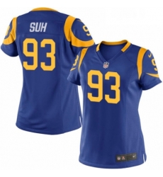 Womens Nike Los Angeles Rams 93 Ndamukong Suh Game Royal Blue Alternate NFL Jersey Womens Nike Los Angeles Rams 93 Ndamukong Suh Game Royal Blue Alternate NFL Jersey