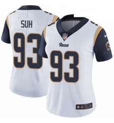 Womens Nike Los Angeles Rams 93 Ndamukong Suh White Vapor Untouchable Limited Player NFL Jersey Womens Nike Los Angeles Rams 93 Ndamukong Suh White Vapor Untouchable Limited Player NFL Jersey