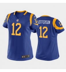 women van jefferson los angeles rams royal game jersey women van jefferson los angeles rams royal game jersey