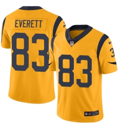 Nike Rams #83 Gerald Everett Gold Youth Stitched NFL Limited Rush Jersey Nike Rams #83 Gerald Everett Gold Youth Stitched NFL Limited Rush Jersey