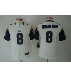 Nike Youth St. Louis Rams #8 Sam Bradford White Limited Jerseys Nike Youth St. Louis Rams #8 Sam Bradford White Limited Jerseys