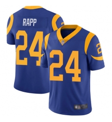 Rams 24 Taylor Rapp Royal Blue Alternate Youth Stitched Football Vapor Untouchable Limited Jersey Rams 24 Taylor Rapp Royal Blue Alternate Youth Stitched Football Vapor Untouchable Limited Jersey