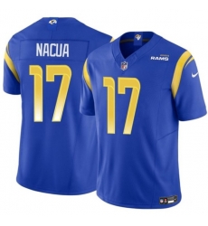 Youth Los Angeles Rams 17 Puka Nacua Blue 2023 F U S E Vapor Untouchable Limited Stitched Jersey Youth Los Angeles Rams 17 Puka Nacua Blue 2023 F U S E Vapor Untouchable Limited Stitched Jersey