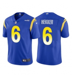 Youth Los Angeles Rams 6 Johnny Hekker Vapor Limited Blue Jersey Youth Los Angeles Rams 6 Johnny Hekker Vapor Limited Blue Jersey