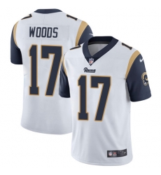 Youth Nike Rams #17 Robert Woods White Stitched NFL Vapor Untouchable Limited Jersey Youth Nike Rams #17 Robert Woods White Stitched NFL Vapor Untouchable Limited Jersey