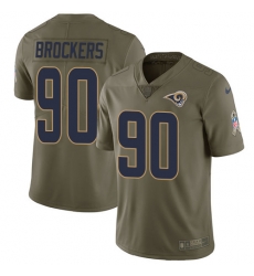 Youth Nike Rams #90 Michael Brockers Olive Stitched NFL Limited 2017 Salute to Service Jersey Youth Nike Rams #90 Michael Brockers Olive Stitched NFL Limited 2017 Salute to Service Jersey