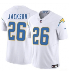 Men Los Angeles Chargers 26 Donte Jackson White 2024 F U S E Vapor Limited Stitched Football Jersey Men Los Angeles Chargers 26 Donte Jackson White 2024 F U S E Vapor Limited Stitched Football Jersey