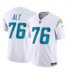 Men Los Angeles Chargers 76 Joe Alt White 2024 Draft F U S E Vapor Limited Stitched Football Jersey Men Los Angeles Chargers 76 Joe Alt White 2024 Draft F U S E Vapor Limited Stitched Football Jersey
