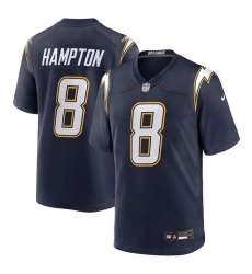 Men Los Angeles Chargers 8 HAMPTON Navy 2025 F U S E Alternate Vapor Limited Stitched Football Jersey Men Los Angeles Chargers 8 HAMPTON Navy 2025 F U S E Alternate Vapor Limited Stitched Football Jersey