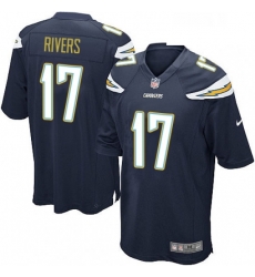 Men Nike Los Angeles Chargers 17 Philip Rivers Game Navy Blue Team Color NFL Jersey Men Nike Los Angeles Chargers 17 Philip Rivers Game Navy Blue Team Color NFL Jersey