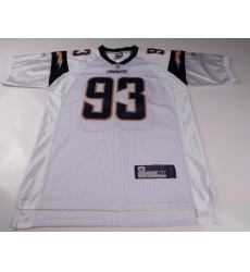 Mens San Diego Chargers Luis Castillo #93 NFL White Reebok Jersey Mens San Diego Chargers Luis Castillo #93 NFL White Reebok Jersey