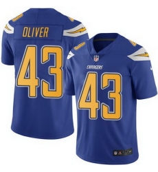 Nike Chargers #43 Branden Oliver Electric Blue Mens Stitched NFL Limited Rush Jersey Nike Chargers #43 Branden Oliver Electric Blue Mens Stitched NFL Limited Rush Jersey