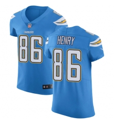 Nike Chargers #86 Hunter Henry Electric Blue Alternate Mens Stitched NFL Vapor Untouchable Elite Jersey Nike Chargers #86 Hunter Henry Electric Blue Alternate Mens Stitched NFL Vapor Untouchable Elite Jersey