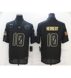 Nike Los Angeles Chargers 10 Justin Herbert Black 2020 Salute To Service Limited Jersey Nike Los Angeles Chargers 10 Justin Herbert Black 2020 Salute To Service Limited Jersey