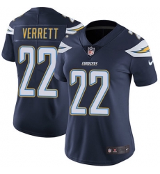 Nike Chargers #22 Jason Verrett Navy Blue Team Color Womens Stitched NFL Vapor Untouchable Limited Jersey Nike Chargers #22 Jason Verrett Navy Blue Team Color Womens Stitched NFL Vapor Untouchable Limited Jersey