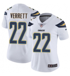 Nike Chargers #22 Jason Verrett White Womens Stitched NFL Vapor Untouchable Limited Jersey Nike Chargers #22 Jason Verrett White Womens Stitched NFL Vapor Untouchable Limited Jersey