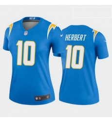 Women Nike Los Angeles Chargers 10 Justin Herbert Light Blue Alternate Vapor Limited Jersey Women Nike Los Angeles Chargers 10 Justin Herbert Light Blue Alternate Vapor Limited Jersey