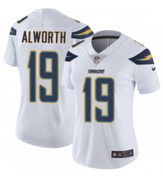 Womens Nike Los Angeles Chargers 19 Lance Alworth White Vapor Untouchable Limited Player NFL Jersey Womens Nike Los Angeles Chargers 19 Lance Alworth White Vapor Untouchable Limited Player NFL Jersey