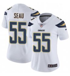 Womens Nike Los Angeles Chargers 55 Junior Seau White Vapor Untouchable Limited Player NFL Jersey Womens Nike Los Angeles Chargers 55 Junior Seau White Vapor Untouchable Limited Player NFL Jersey