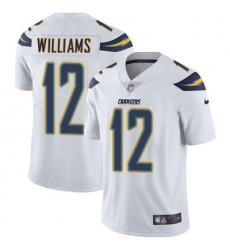 Nike Chargers #12 Mike Williams White Youth Stitched NFL Vapor Untouchable Limited Jersey Nike Chargers #12 Mike Williams White Youth Stitched NFL Vapor Untouchable Limited Jersey
