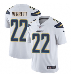 Nike Chargers #22 Jason Verrett White Youth Stitched NFL Vapor Untouchable Limited Jersey Nike Chargers #22 Jason Verrett White Youth Stitched NFL Vapor Untouchable Limited Jersey